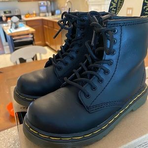 Kids Dr. Marten boots.  Excellent condition. Barely worn.  Comes in box